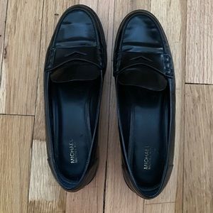Micheal Kors leather loafers